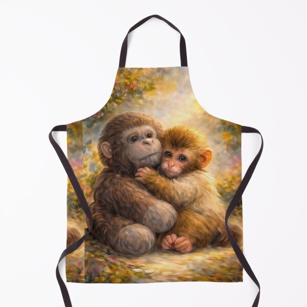 Item preview, Fragile Moment – Emotional Baby Monkey Illustration designed and sold by SBD.