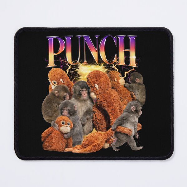 Item preview, Team Punch, Punch the monkey - Baby Monkey Holding Plush Toy, Monkey Punch, Punch Monkey designed and sold by MD-Over.