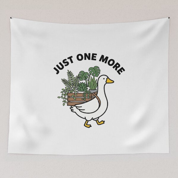 Item preview, Just One More Plant Duck designed and sold by AdyKurniawan.