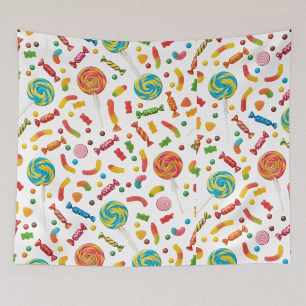 Item preview, Colorful Candy Pattern Background designed and sold by PriyankaSonara.