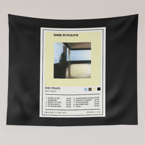 Item preview, Dire Straits - Dire Straits Album Artwork designed and sold by khalilhmem.