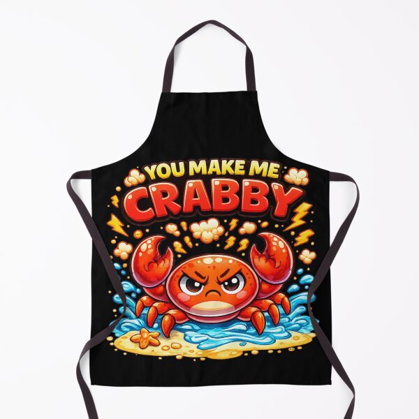 Item preview, You Make Me Crabby Cute Crab Pun designed and sold by Papier Atelier Art.