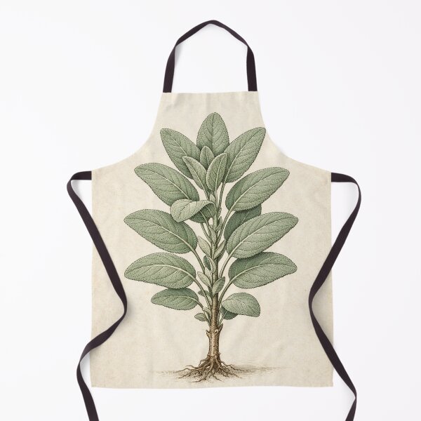 Item preview, Vintage Sage Botanical Study Print - Antique Herbal Wall Art designed and sold by Darlin8888.