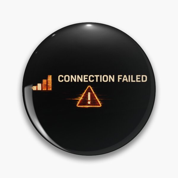 Item preview, Connection Failed – Glitch Tech Streetwear Graphic Design designed and sold by Ataqhin.