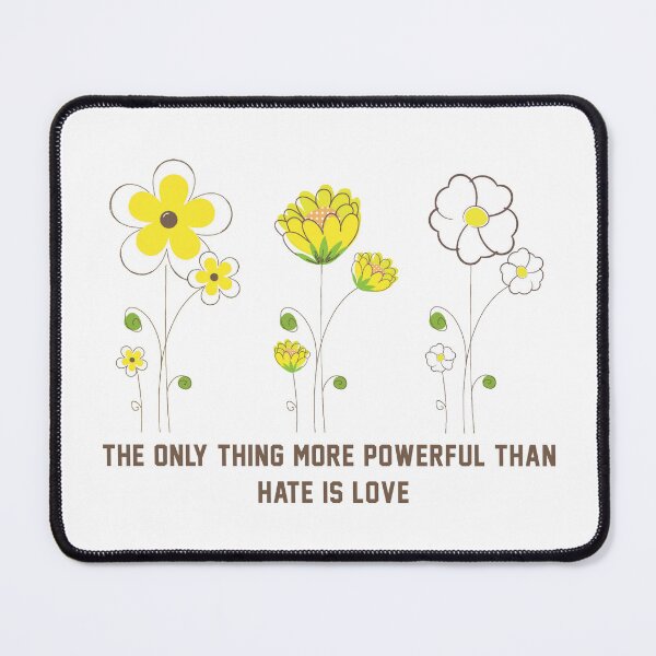 Item preview, Cheerful Floral Garden with Positive Love Quote designed and sold by PixelWaveBD.