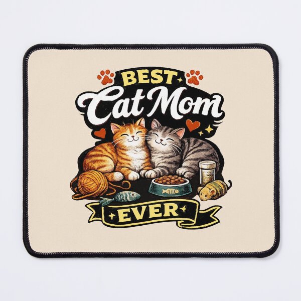 Item preview, Best Cat Mom Ever designed and sold by Myra365Art.