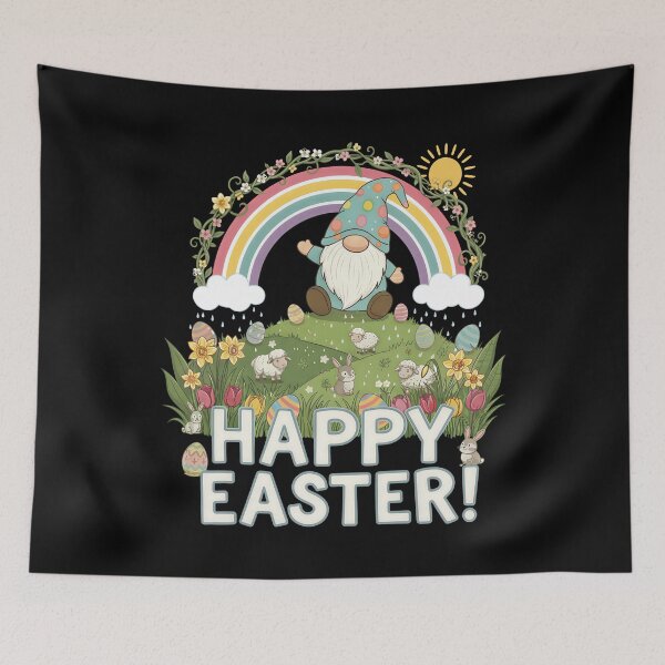 Item preview, Happy Easter Garden Gnome Egg Hunt Gift designed and sold by OlakunleOloroz.