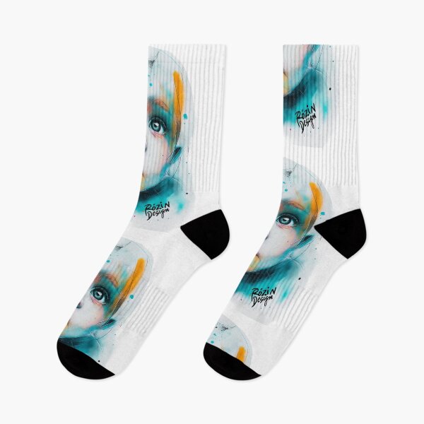 Item preview, Baby Face Portrait – Turquoise Orange Pastel Color Splash designed and sold by Rozin-Design.