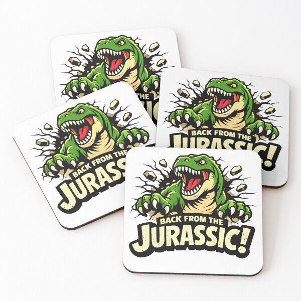 Item preview, Back From The Jurassic! Roaring T-Rex Retro Cartoon Mascot designed and sold by ZayCreates.