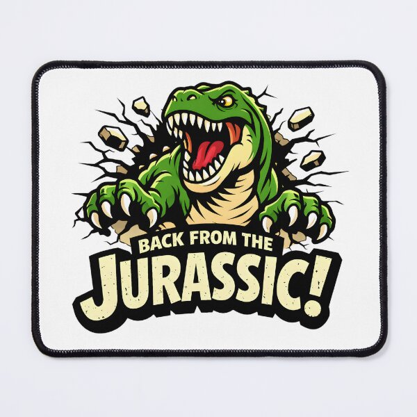 Item preview, Back From The Jurassic! Roaring T-Rex Retro Cartoon Mascot designed and sold by ZayCreates.