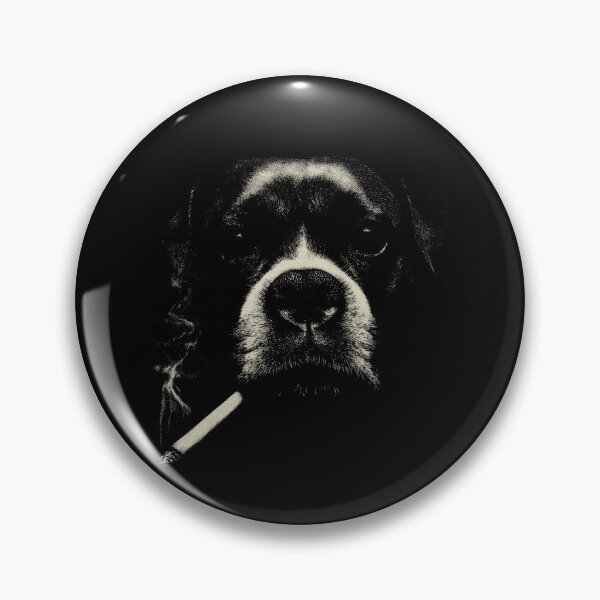 Item preview, Cool Boxer Dog Smoking Cigarette Low Key designed and sold by k3rstman1.