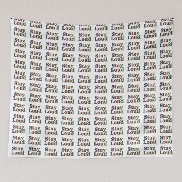 Item preview, Stay Loud – Collage Typography Sticker designed and sold by tviyluv.
