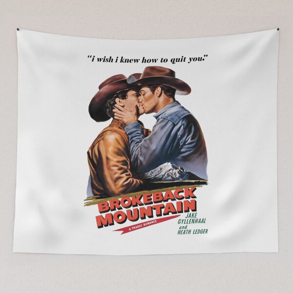 Item preview,  Brokeback Mountain Poster I Wish I Knew How To Quit You Jake Gyllenhaal And Heath ledger designed and sold by Akerue00.