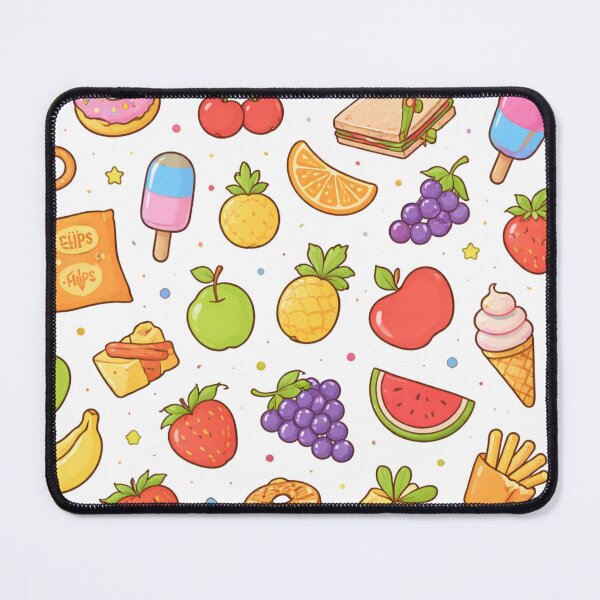 Item preview, Colorful Fruits Snacks Doodle Art designed and sold by PriyankaSonara.