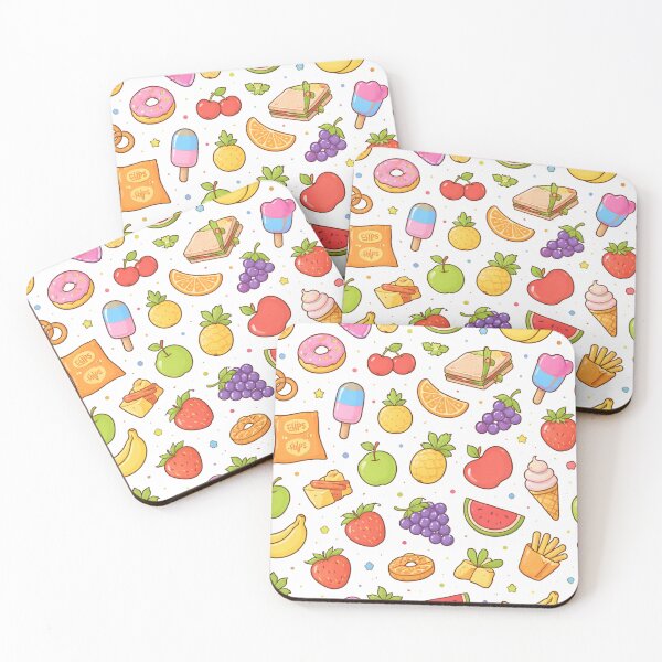 Item preview, Colorful Fruits Snacks Doodle Art designed and sold by PriyankaSonara.
