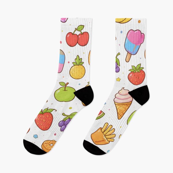 Item preview, Colorful Fruits Snacks Doodle Art designed and sold by PriyankaSonara.