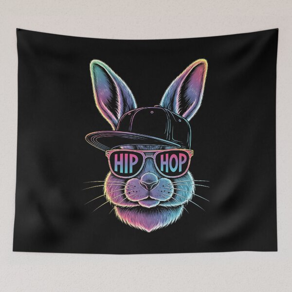 Item preview, Happy Easter Hip Hop Bunny Tie Dye Sunglasses designed and sold by OlakunleOloroz.
