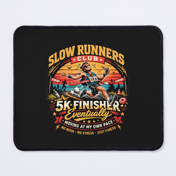 Item preview, Slow Runners Club 5K Finisher Eventually Shirt – Funny Casual Jogger Running Design designed and sold by AdicretorDesign.