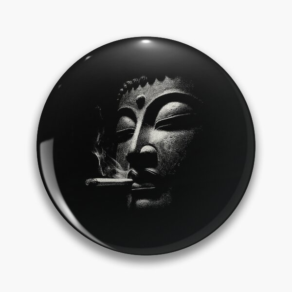 Item preview, Buddha Smoking Cigarette Dark Stipple designed and sold by k3rstman1.