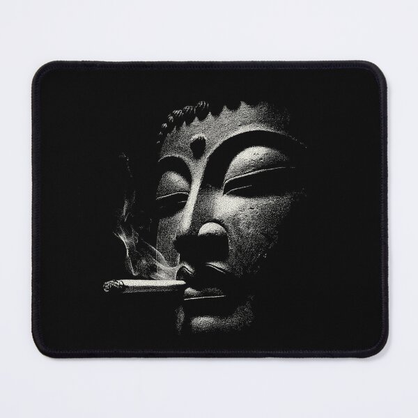 Item preview, Buddha Smoking Cigarette Dark Stipple designed and sold by k3rstman1.