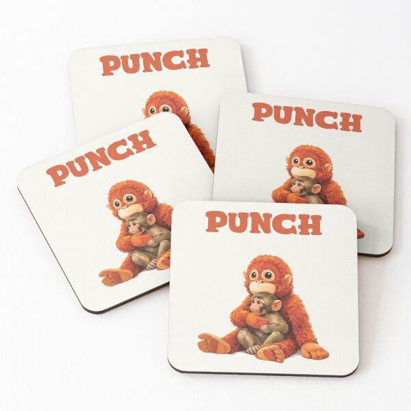 Item preview, Punch Monkey, Cute Baby Monkey designed and sold by SanipepaVase.