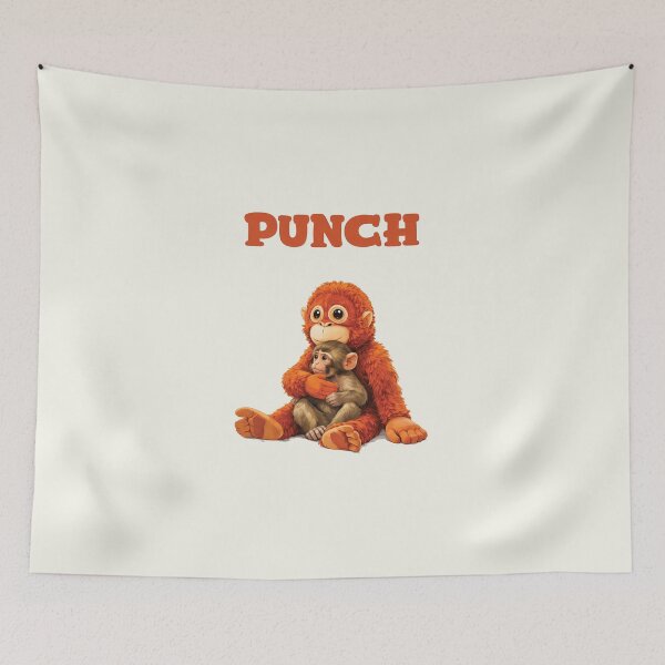 Item preview, Punch Monkey, Cute Baby Monkey designed and sold by SanipepaVase.