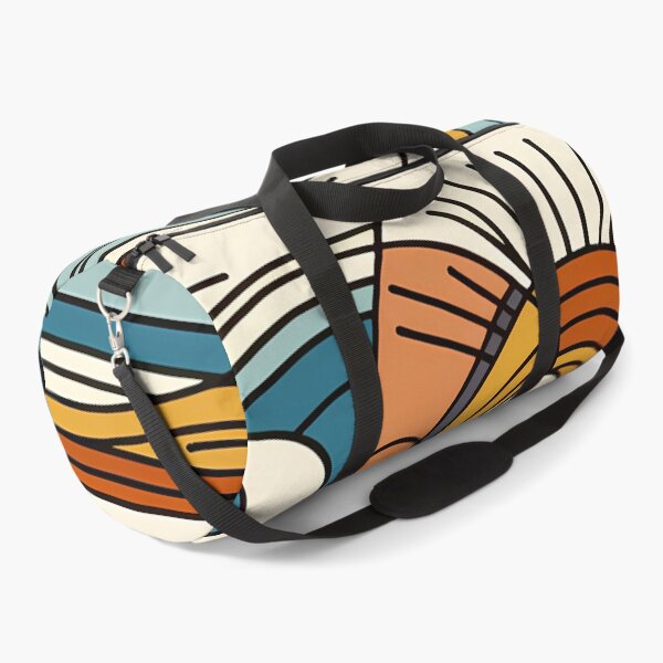 Item preview, Abstract Line Face with Sun and Moon Waves designed and sold by InkSmithery.