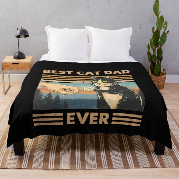 Item preview, Best Cat Dad Ever Vintage Cat Fist Bump Funny Cat Lover Men designed and sold by ArleneRowe.