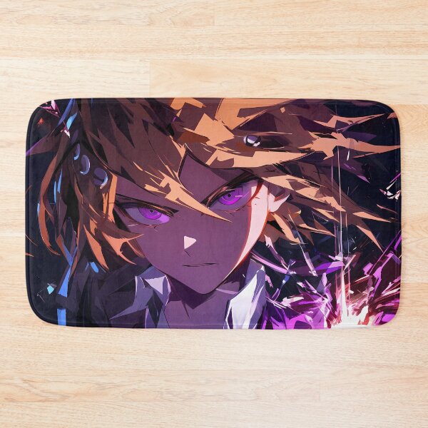 Item preview, Byakuya Togami Danganronpa Sharp Anime Resolve With Glowing Violet Shattered Energy designed and sold by Spraykart.