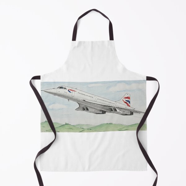 Item preview, Concorde Supersonic Jet – Colored Pencil Illustration designed and sold by Felixuss.