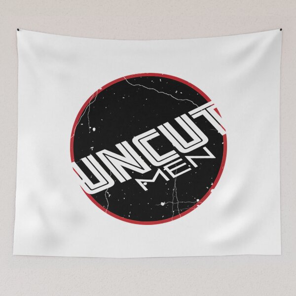 Item preview, Uncut Men - Vintage Distressed Logo T-Shirt designed and sold by CharlottePhili.