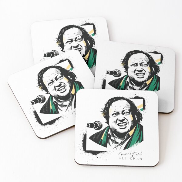 Item preview, Nusrat Fateh Ali Khan Qawwali Legend Portrait (Pakistani Music) designed and sold by Keepsake Kiosk.