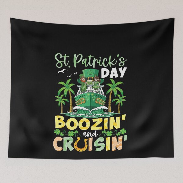Item preview, Boozin and Cruisin St Patricks Day Cruise Ship Couple Clover  designed and sold by ArleneRowe.