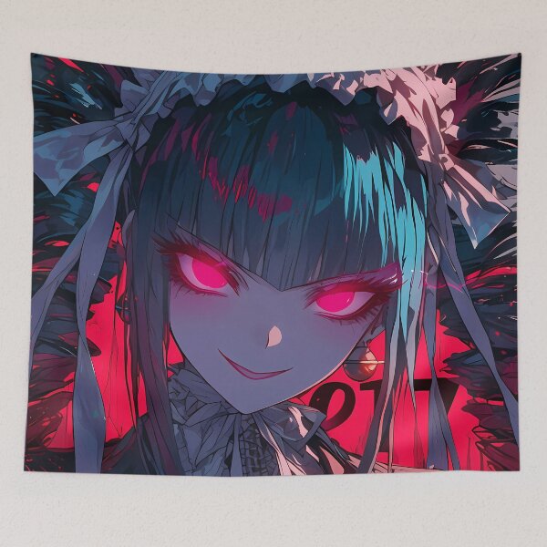 Item preview, Celestia Ludenberg Danganronpa Anime Girl Gothic Crimson Night Aura designed and sold by Spraykart.