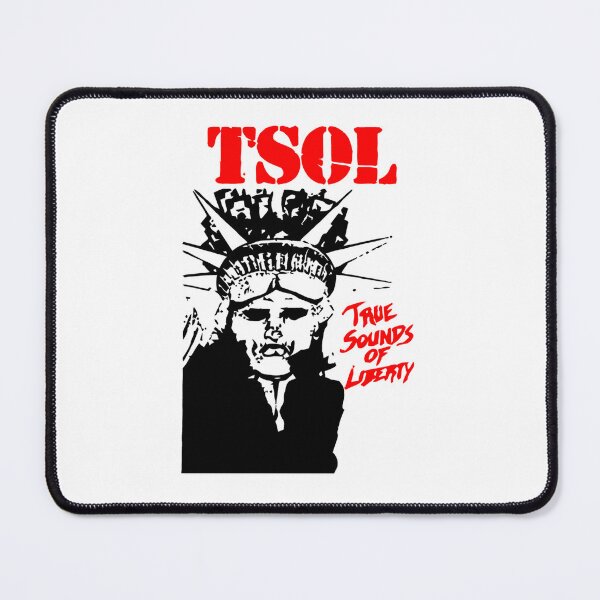 Item preview, Tsol Red Typography With Black Silhouette True Sounds Of Liberty designed and sold by Akerue00.