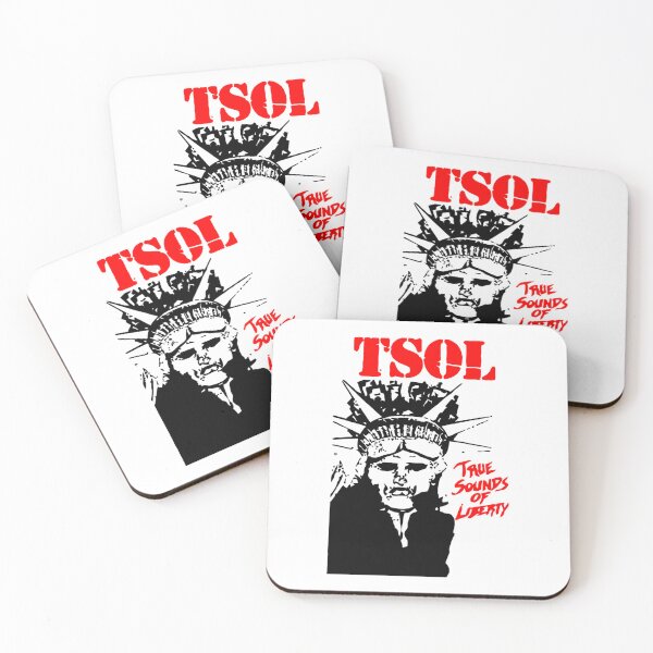 Item preview, Tsol Red Typography With Black Silhouette True Sounds Of Liberty designed and sold by Akerue00.