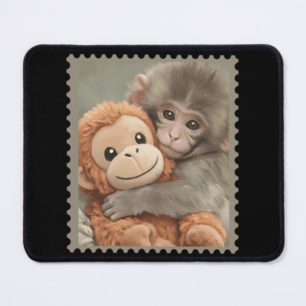 Item preview, Team Punch, Punch the monkey - Baby Monkey Holding Plush Toy, Monkey Punch, Punch Monkey designed and sold by MD-Over.