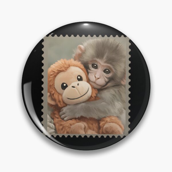 Item preview, Team Punch, Punch the monkey - Baby Monkey Holding Plush Toy, Monkey Punch, Punch Monkey designed and sold by MD-Over.