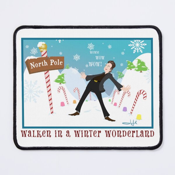 Item preview, Walken in a Winter Wonderland, Funny Holiday Parody, Winter Wonderland Illustration designed and sold by OptionJoe Art.