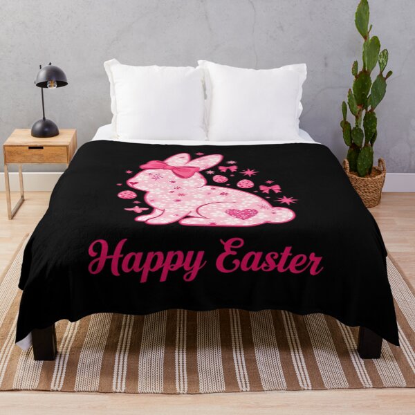 Item preview, Happy Easter Rabbit Coquette Bunny Floral designed and sold by OlakunleOloroz.