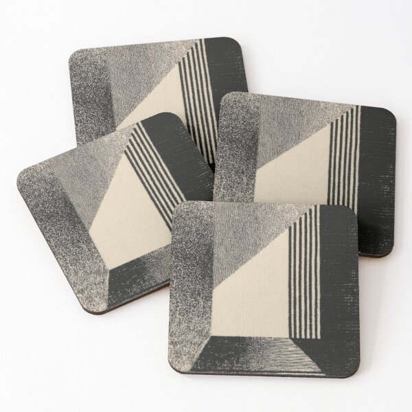 Item preview, Abstract geometry, black and white texture designed and sold by ArtHouseNiklas.