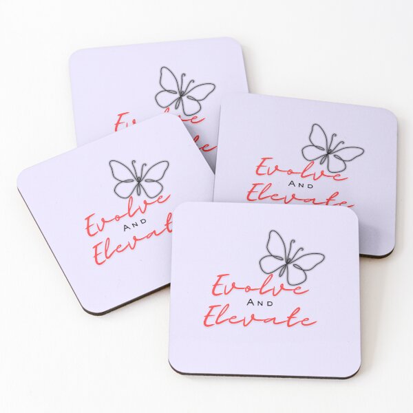 Item preview, Evolve and Elevate | Inspirational Butterfly Growth Design designed and sold by Teale-Studio.