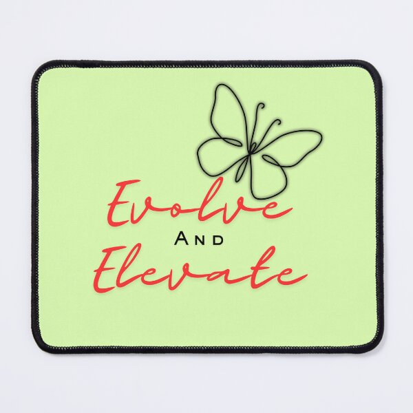 Item preview, Evolve and Elevate | Inspirational Butterfly Growth Design designed and sold by Teale-Studio.