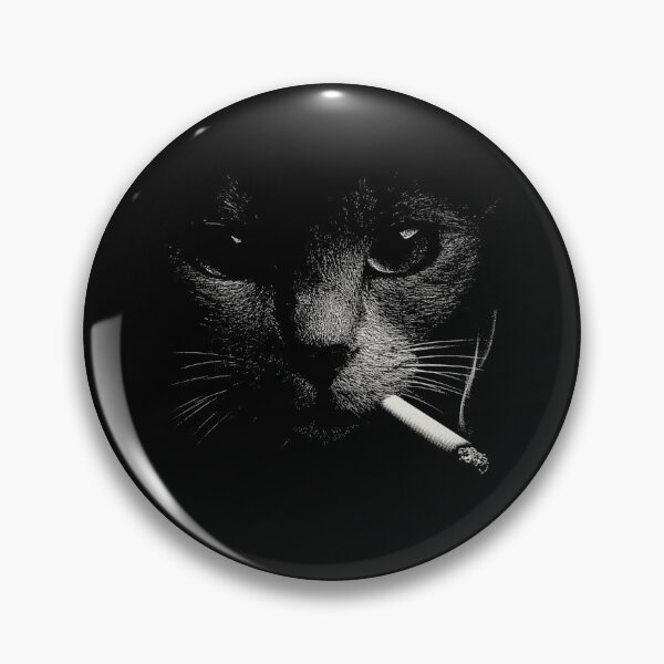Item preview, Mysterious Calico Cat Smoking Cigarette designed and sold by k3rstman1.