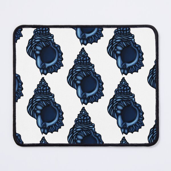 Item preview, Deep Blue Ocean Sea Shell - Nautical Hand Drawn Art designed and sold by LYAN-STORE.