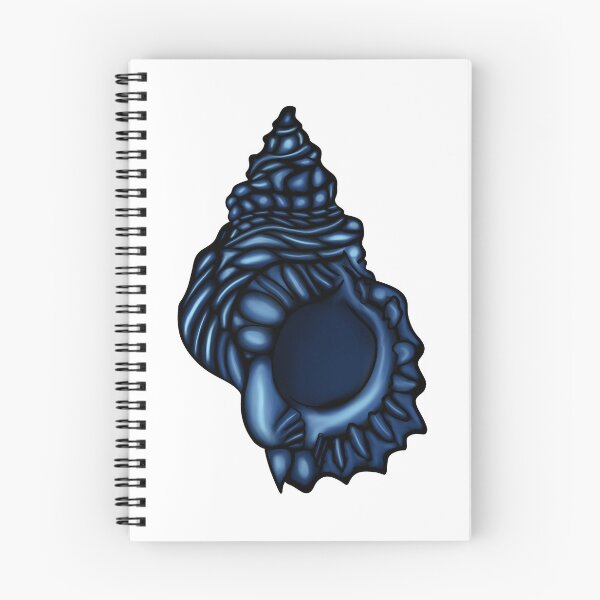 Item preview, Deep Blue Ocean Sea Shell - Nautical Hand Drawn Art designed and sold by LYAN-STORE.