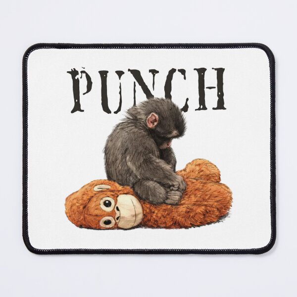 Item preview, Team Punch, Punch the monkey - Baby Monkey Holding Plush Toy, Monkey Punch, Punch Monkey designed and sold by MD-Over.