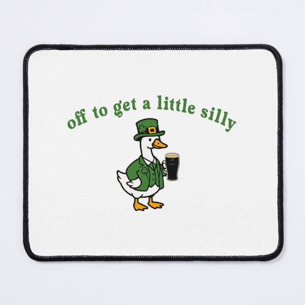 Item preview, St Patricks Day Goose -Off To Get A Little Silly St Paddys Day Goose designed and sold by HughIeas.
