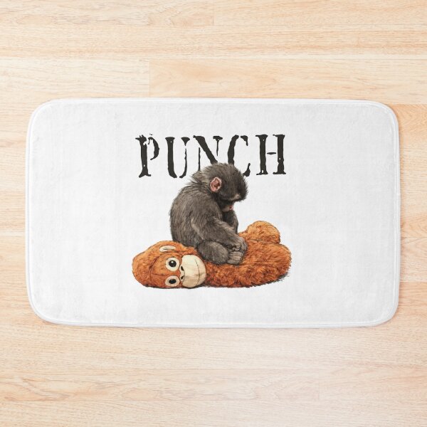 Item preview, Team Punch, Punch the monkey - Baby Monkey Holding Plush Toy, Monkey Punch, Punch Monkey designed and sold by MD-Over.