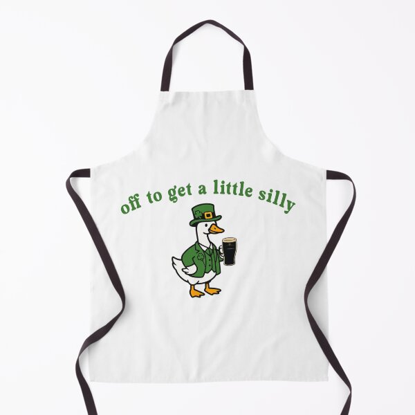 Item preview, St Patricks Day Goose -Off To Get A Little Silly St Paddys Day Goose  designed and sold by HughIeas.